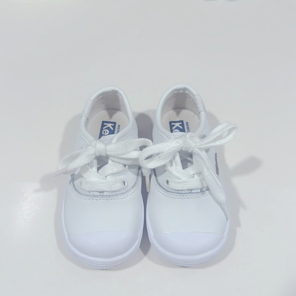 EUC - Baby Girl Keds - White - Size 4.5 Infant